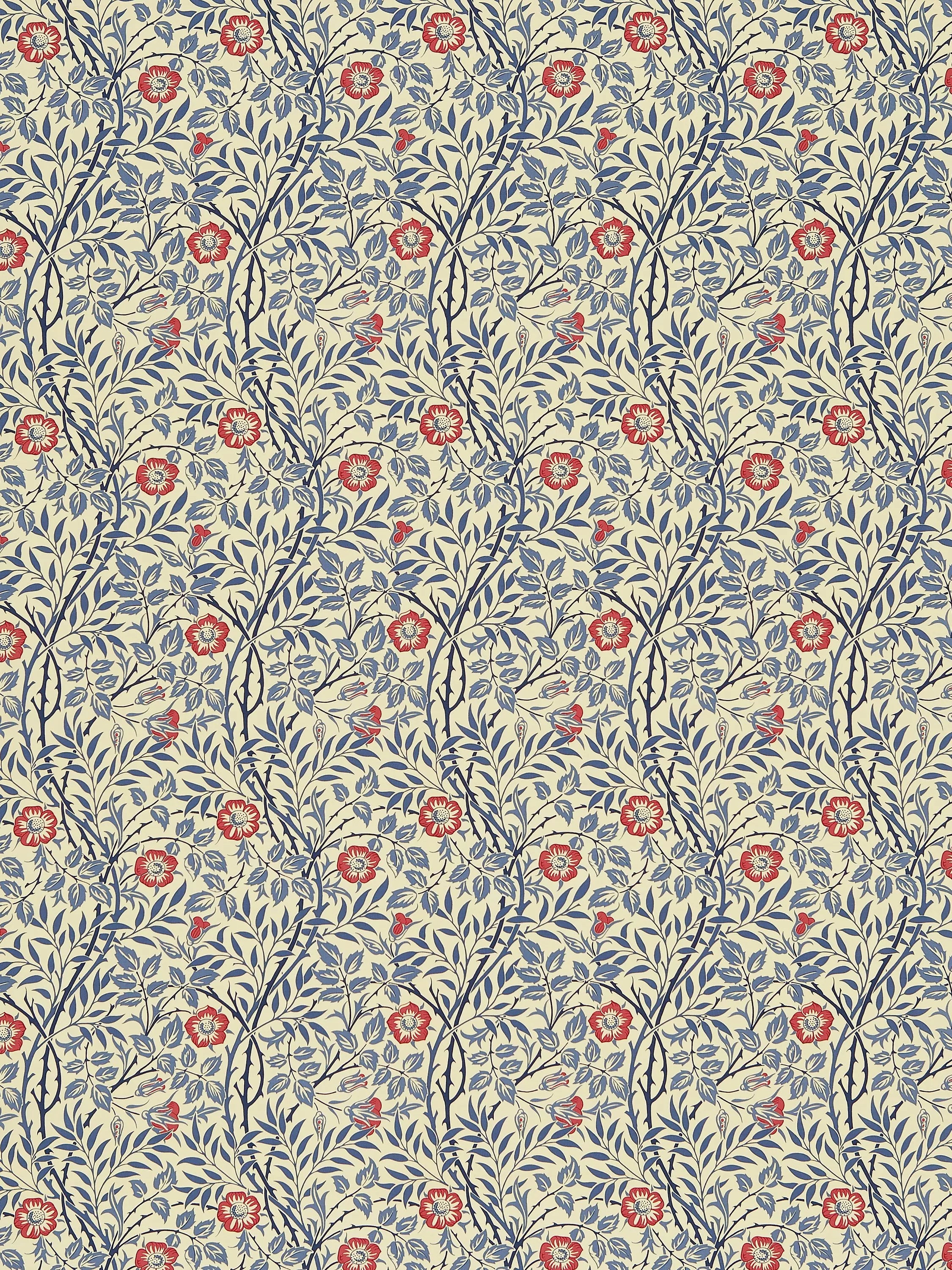 Morris & Co. Sweet Briar fabric 100% cotton, imported from the UK