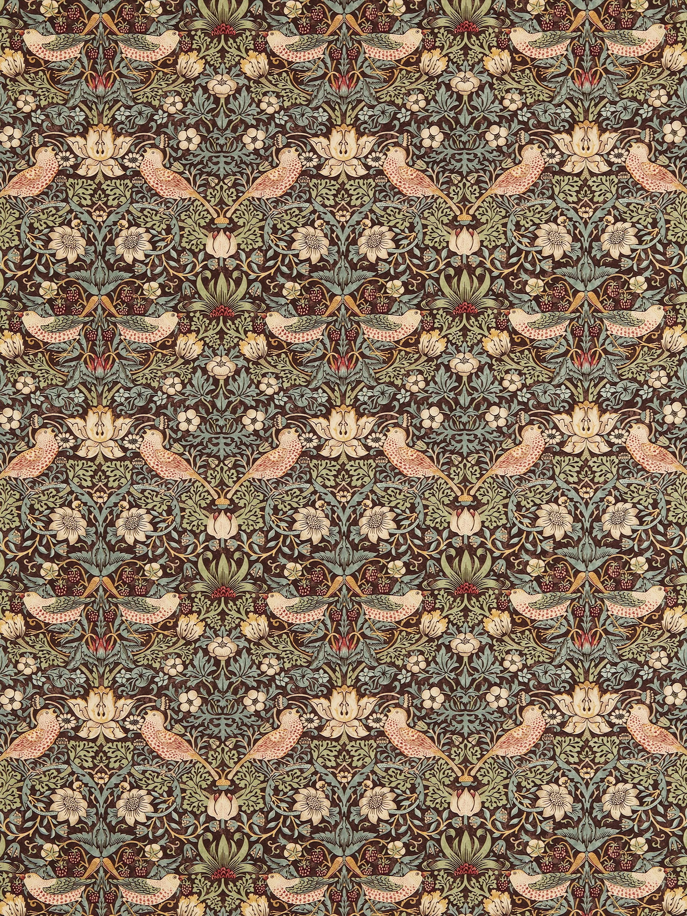 Morris & Co. Strawberry Thief Furnishing Fabric