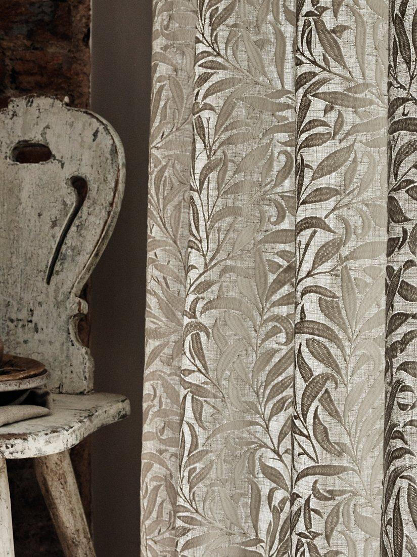 Morris & Co. Willow Boughs embroidered furnishing fabric, UK version