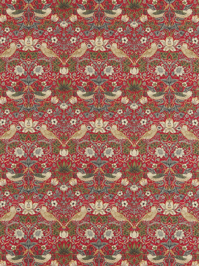 Morris & Co. Strawberry Thief Furnishing Fabric