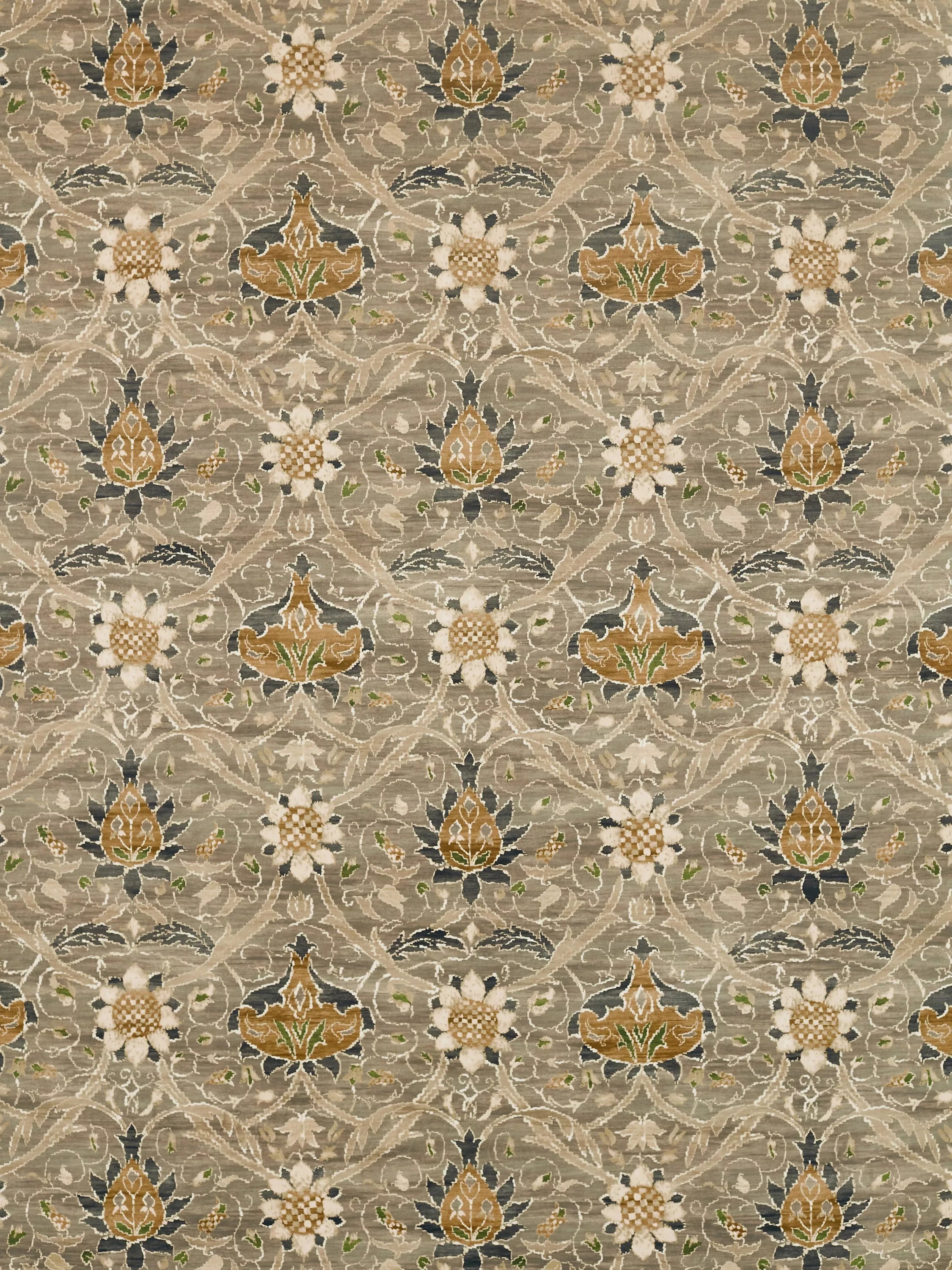Morris & Co. Montreal velvet furnishing fabric, imported from the UK
