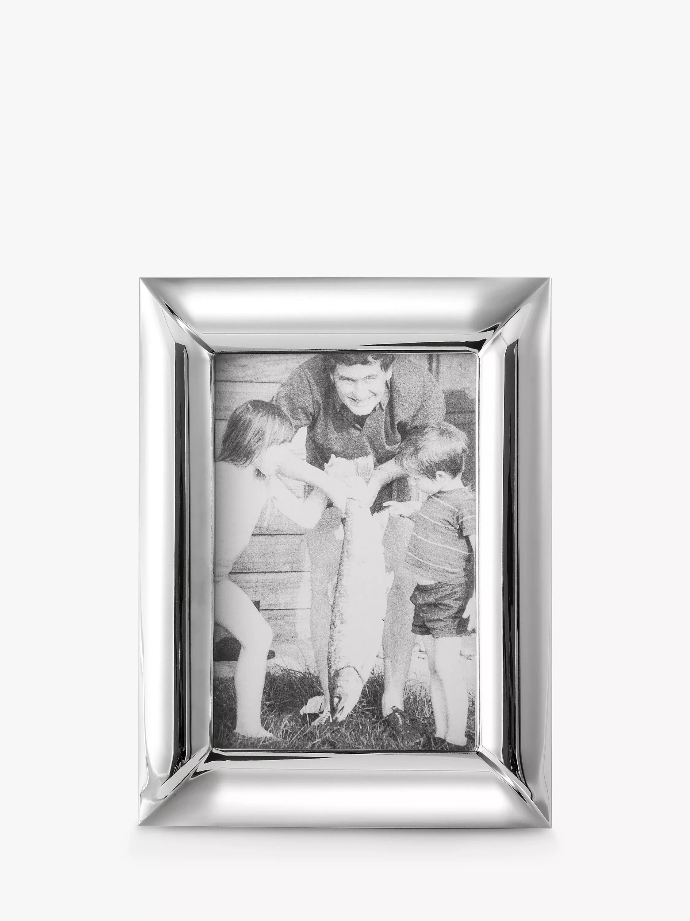 Robert Welch Barrow photo frame 4x6 stainless steel, imported from the UK