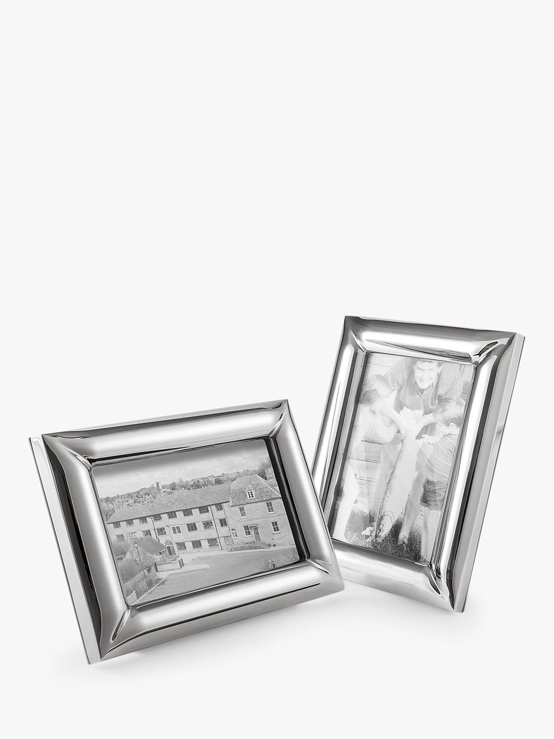 Robert Welch Barrow photo frame 4x6 stainless steel, imported from the UK
