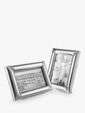 Robert Welch Barrow photo frame 4x6 stainless steel, imported from the UK