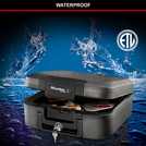 Master Lock fireproof water-resistant safe medium, imported from the UK