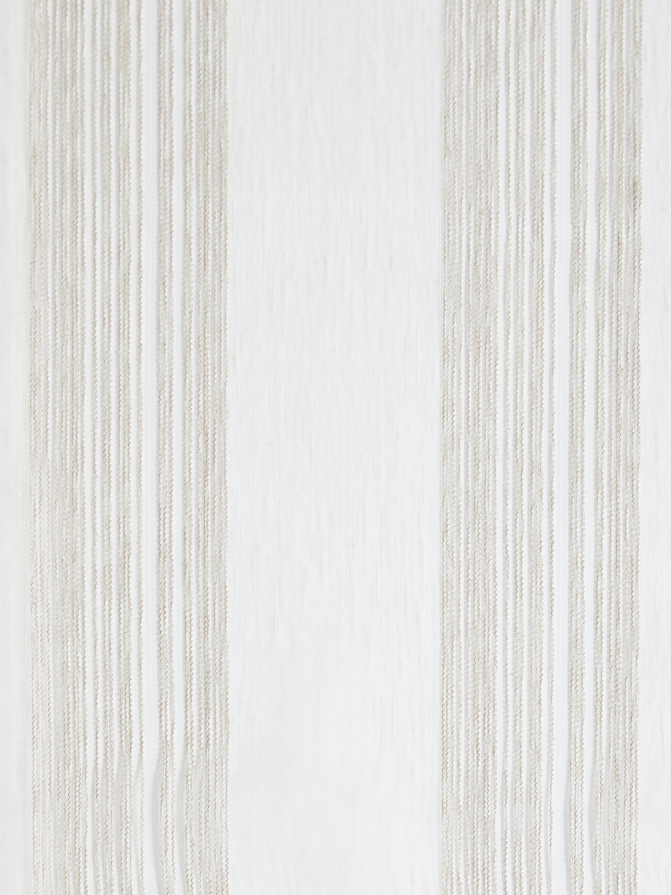 John Lewis fine stripe voile fabric natural 280cm (British brand)