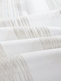 John Lewis fine stripe voile fabric natural 280cm (British brand)