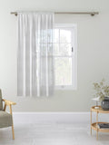 John Lewis voile fabric white woven stripe, imported from the UK