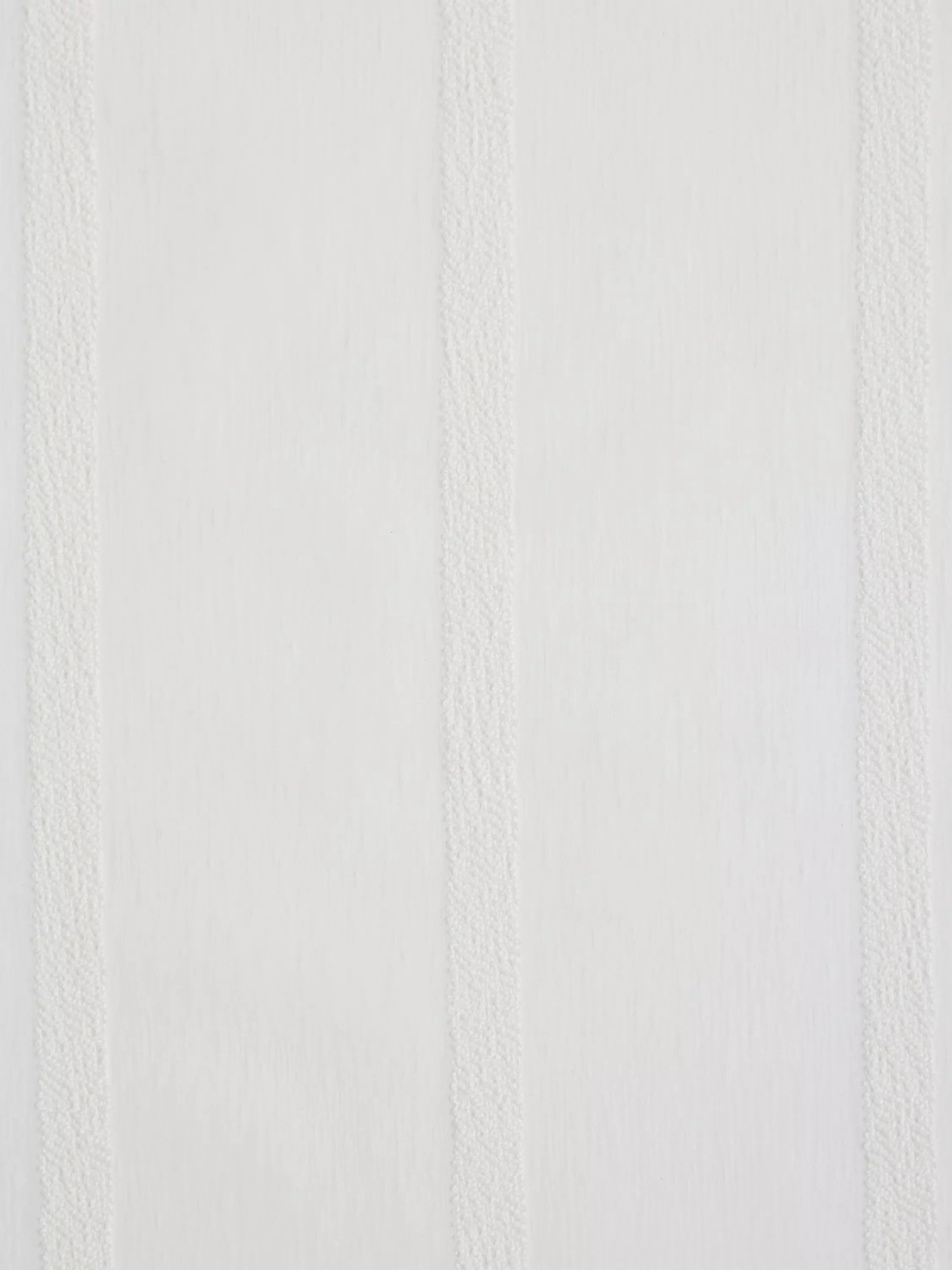 John Lewis voile fabric white woven stripe, imported from the UK