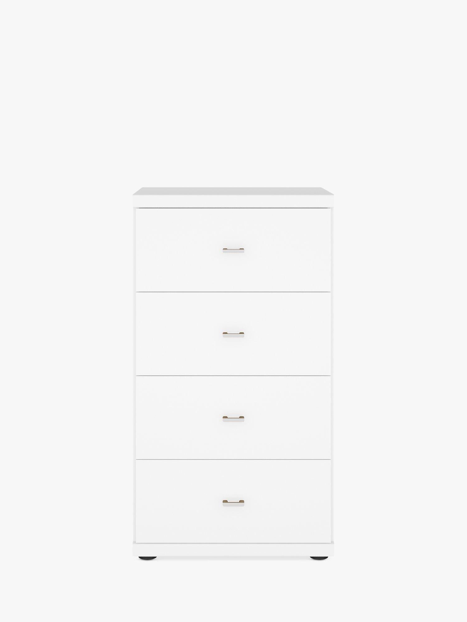 John Lewis Elstra 4 drawer chest of drawers H86cm, imported from the UK