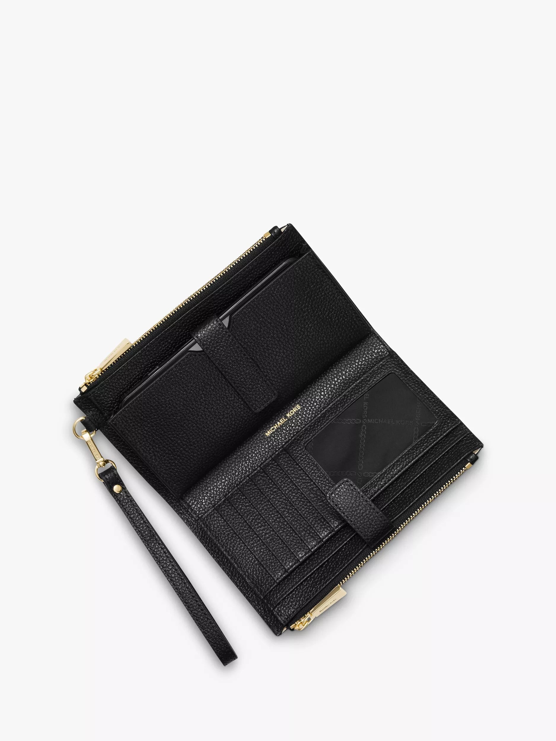 Michael Kors Jet Set pebbled leather wristlet purse, UK version