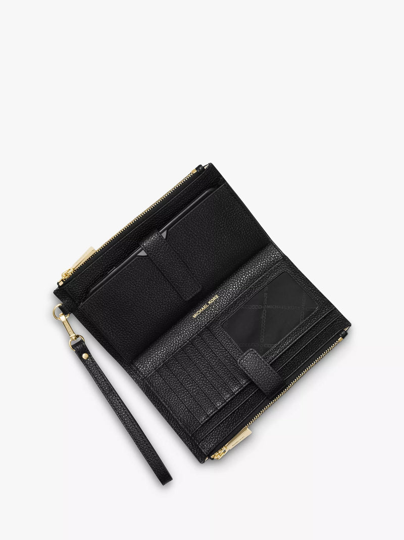 Michael Kors Jet Set pebbled leather wristlet purse, UK version