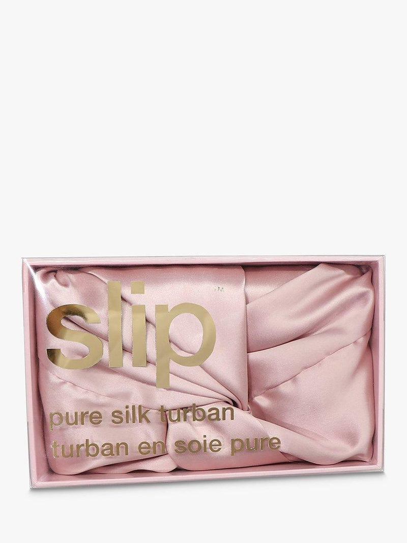 Slip pure silk turban scarlet one size, UK version