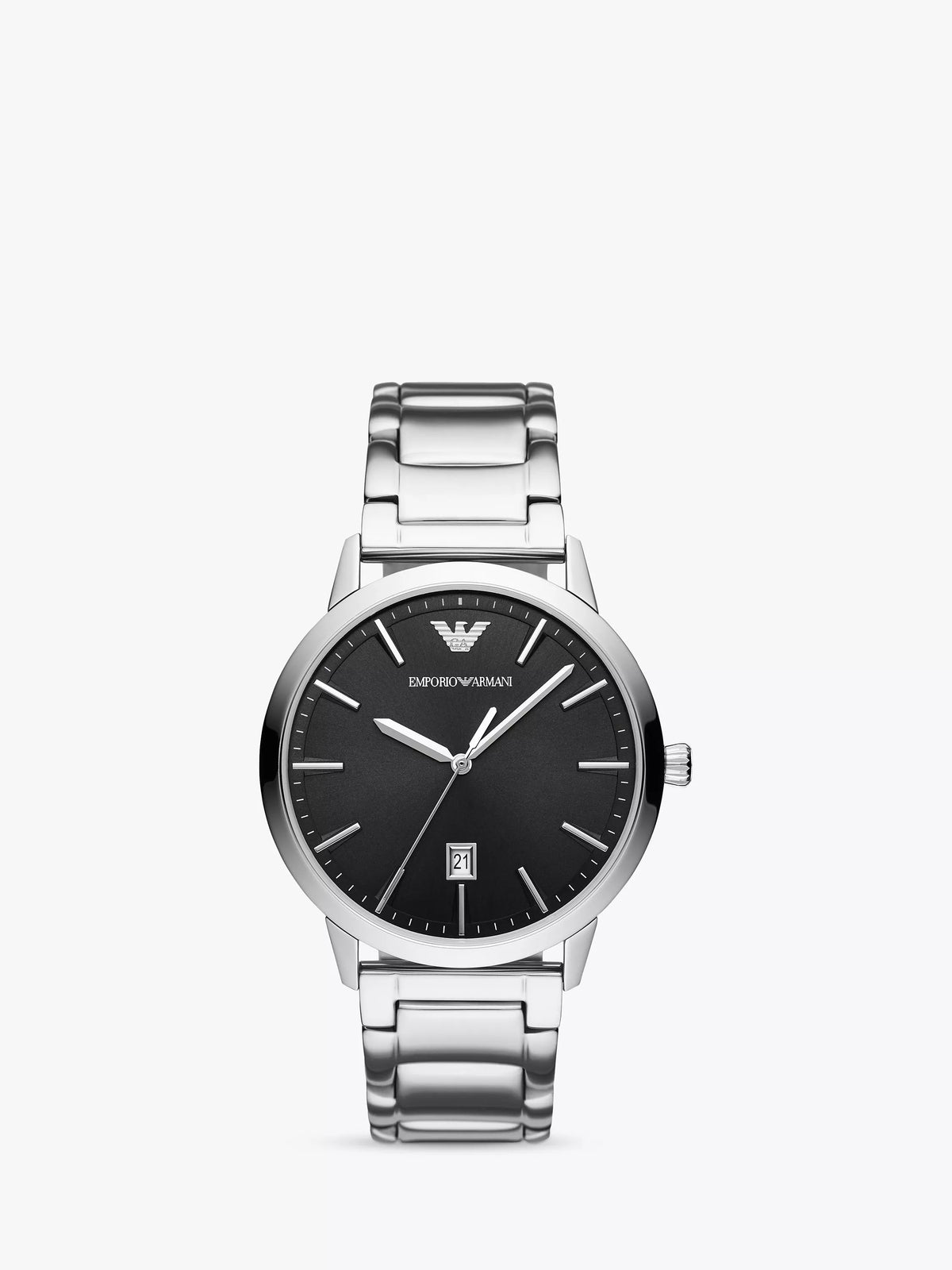 Emporio Armani men's date bracelet watch (British brand)