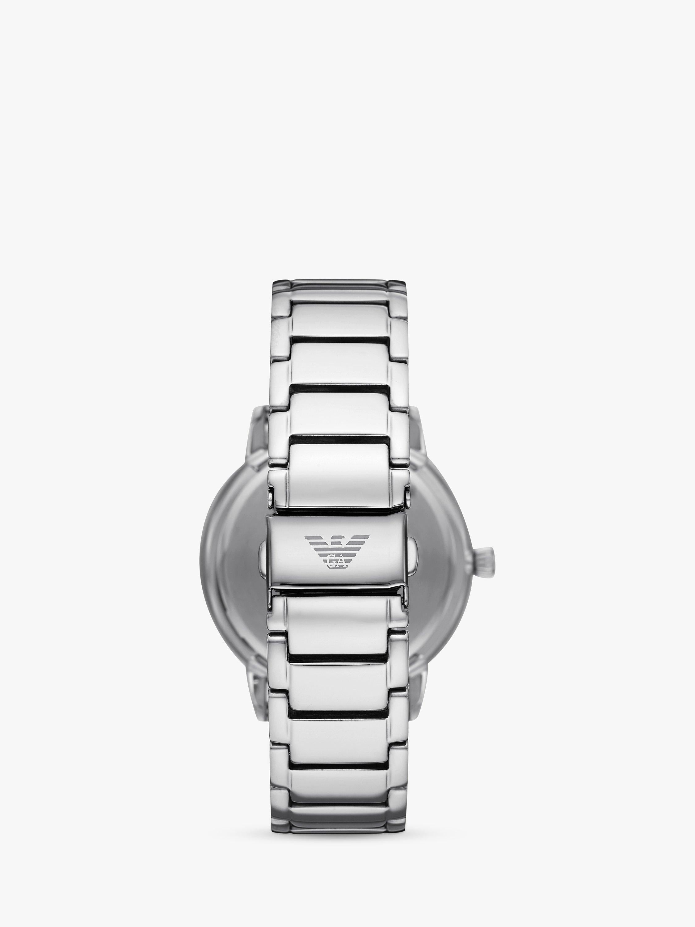 Emporio Armani men's date bracelet watch (British brand)