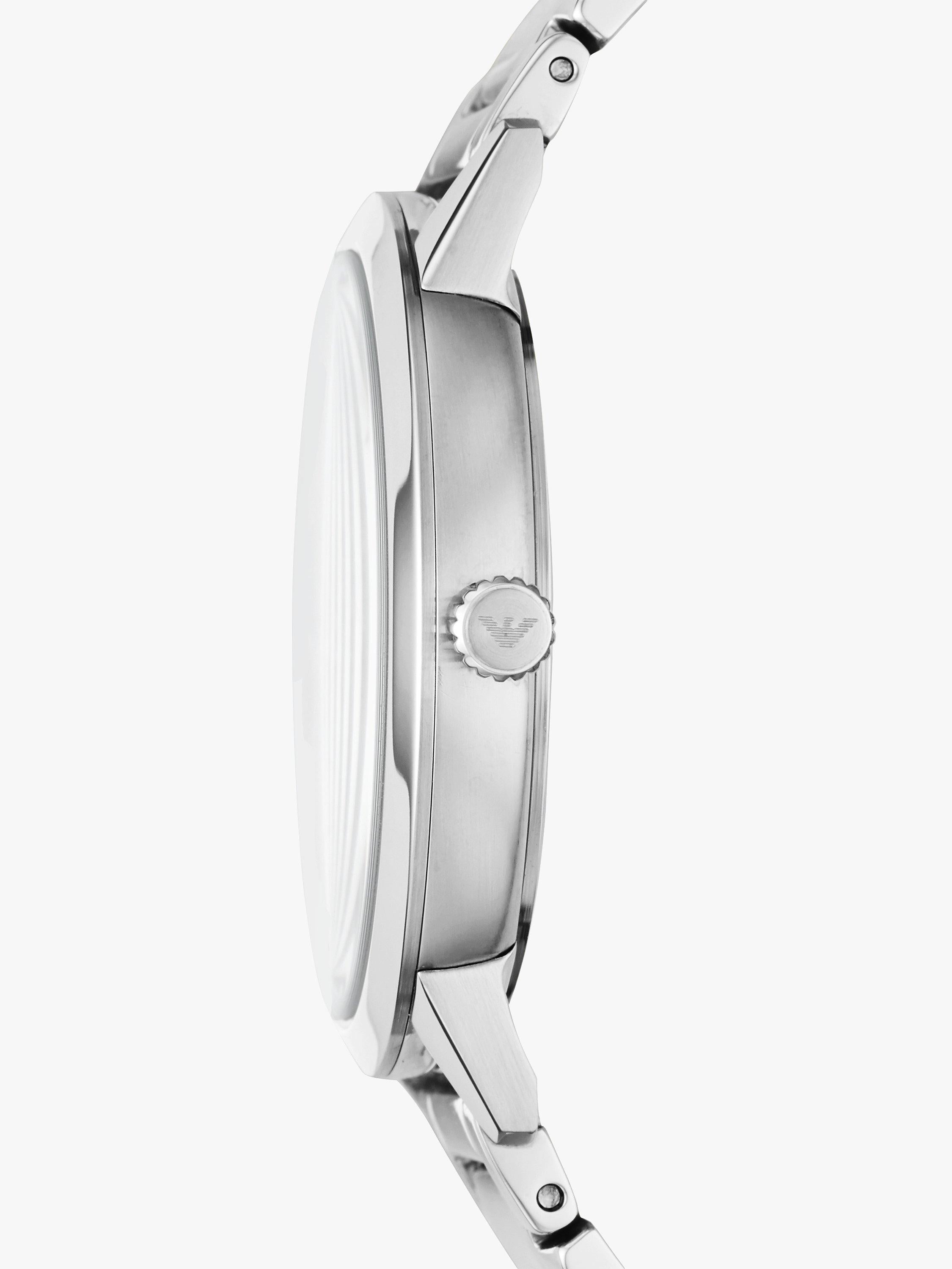 Emporio Armani men's date bracelet watch (British brand)