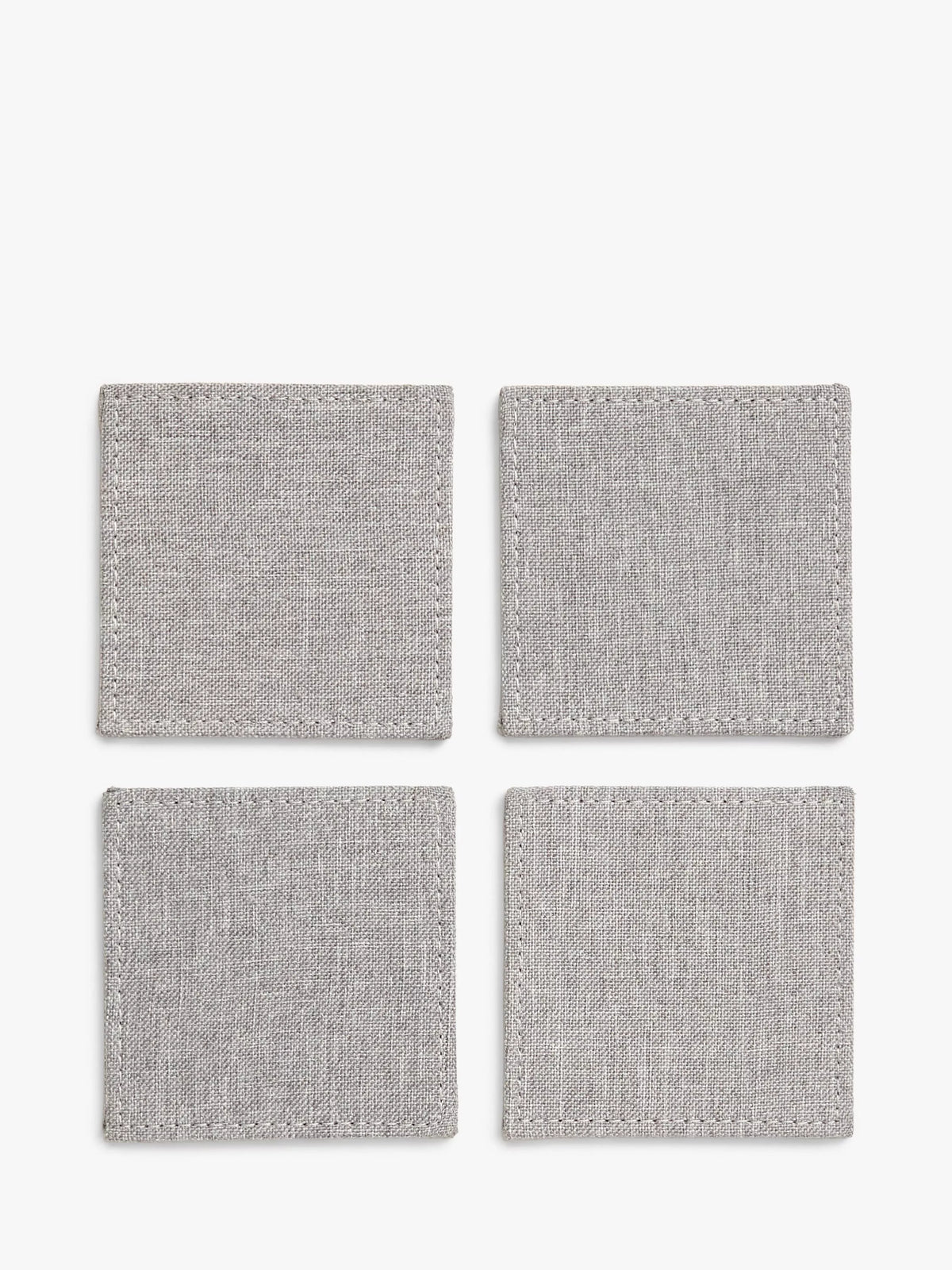 John Lewis placemat and coaster set grey 8 piece - British product