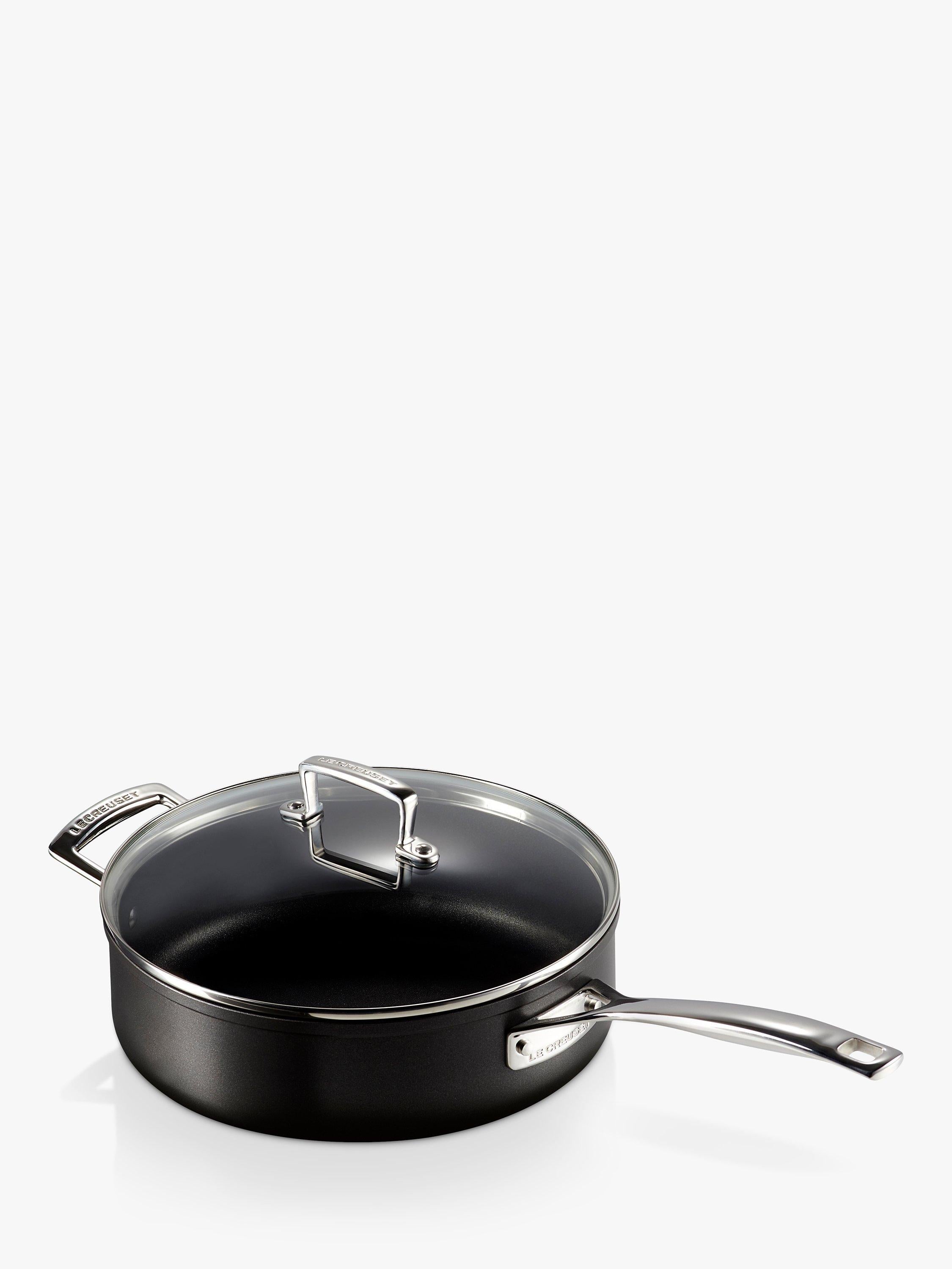 Le Creuset toughened non-stick sauté pan with lid 26cm, UK version