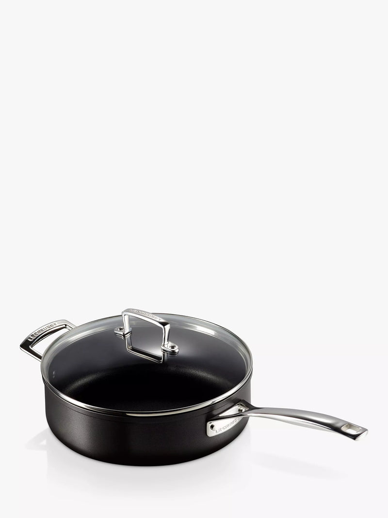 Le Creuset toughened non-stick sauté pan with lid 26cm, UK version