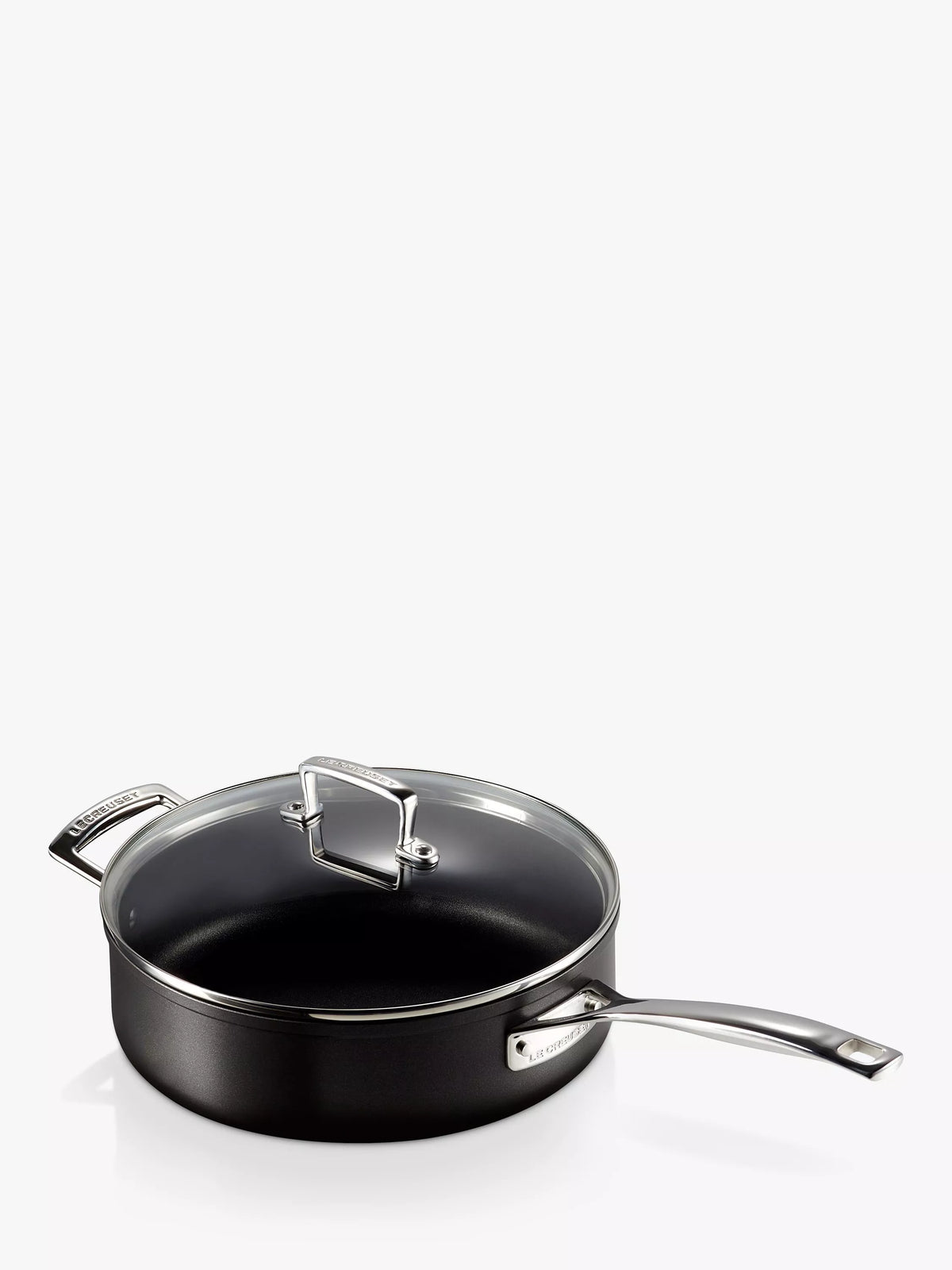 Le Creuset toughened non-stick sauté pan with lid 26cm, UK version
