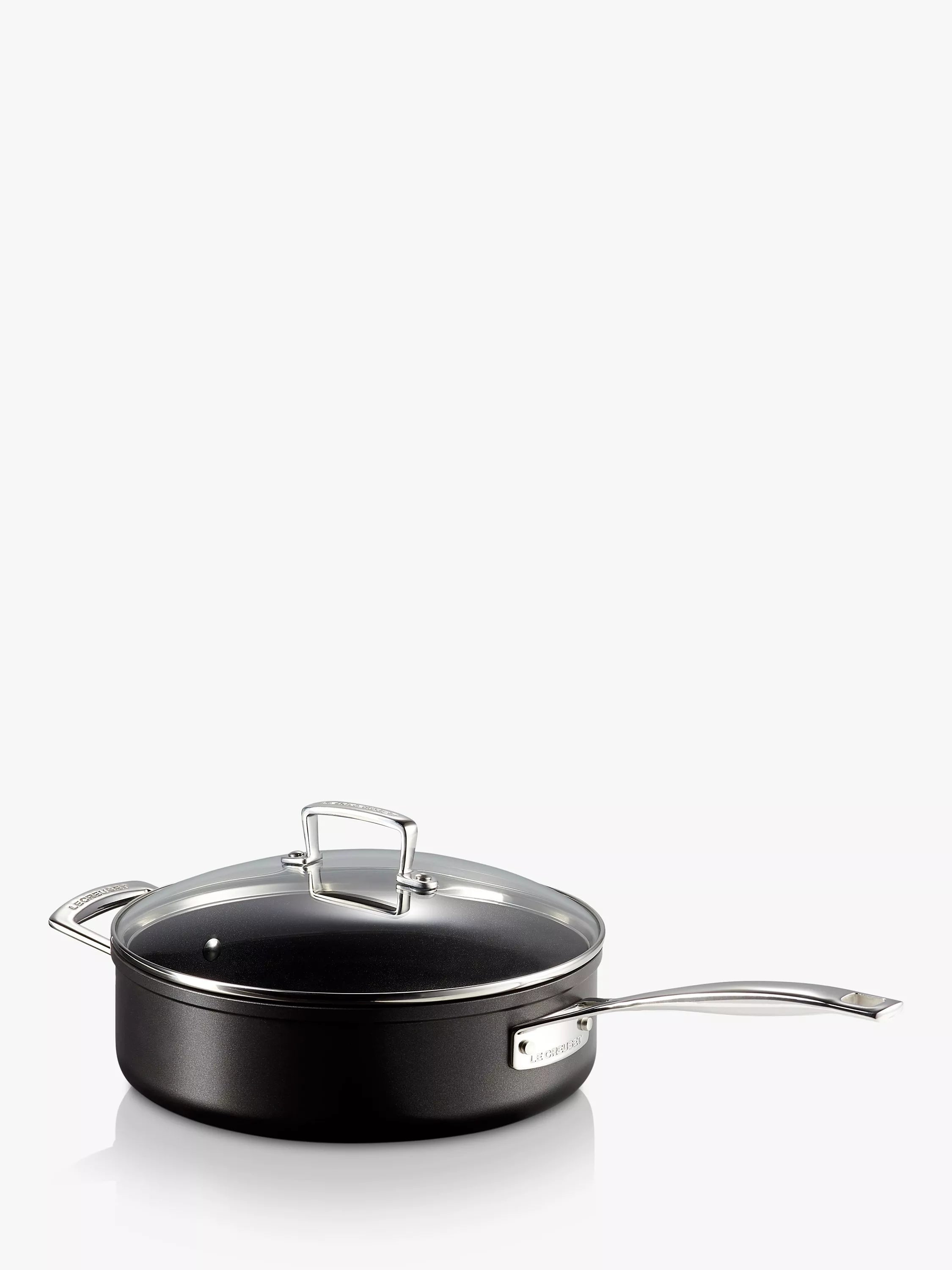 Le Creuset toughened non-stick sauté pan with lid 26cm, UK version