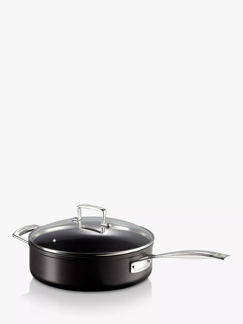 Le Creuset toughened non-stick sauté pan with lid 26cm, UK version