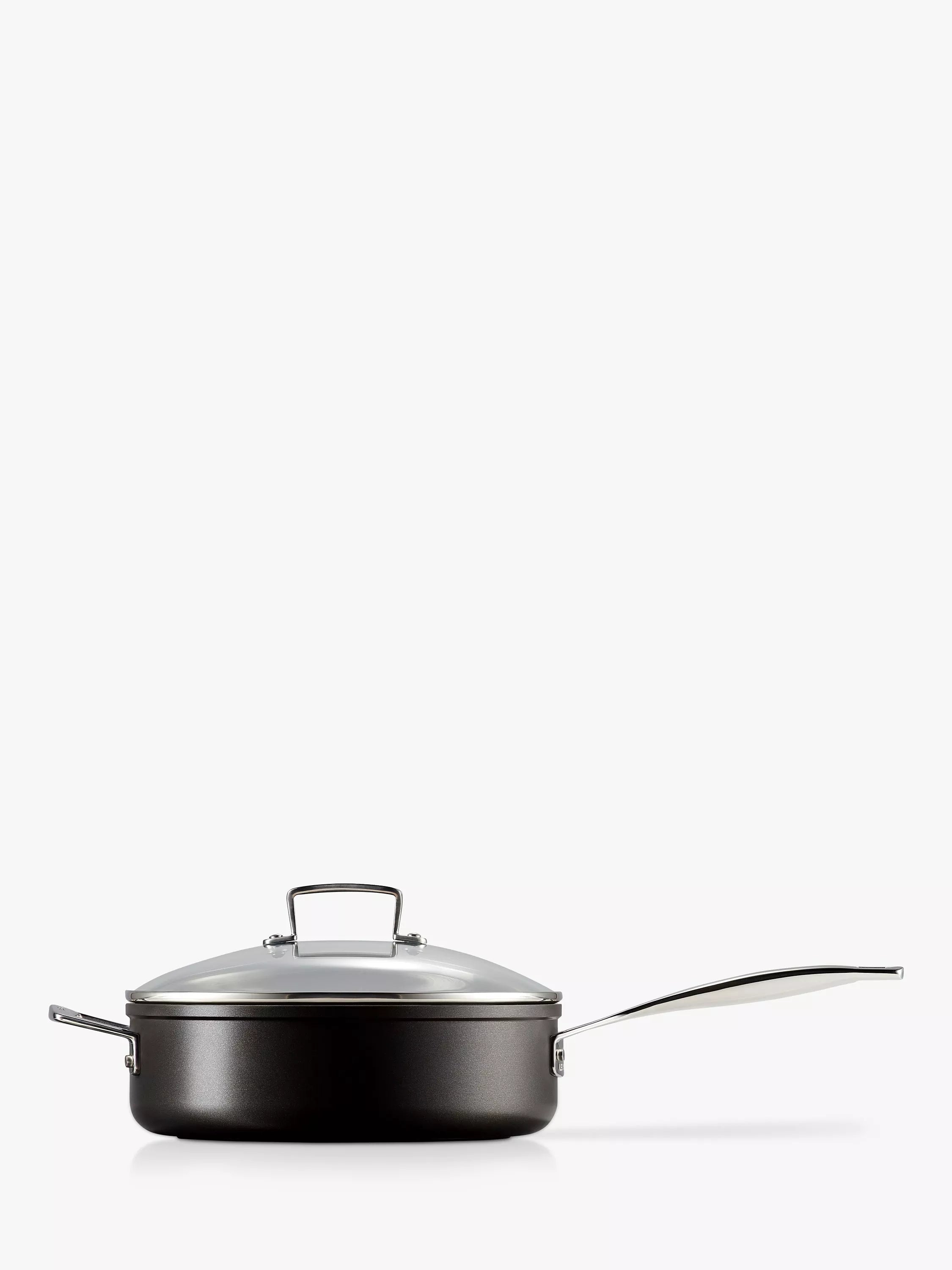 Le Creuset toughened non-stick sauté pan with lid 26cm, UK version