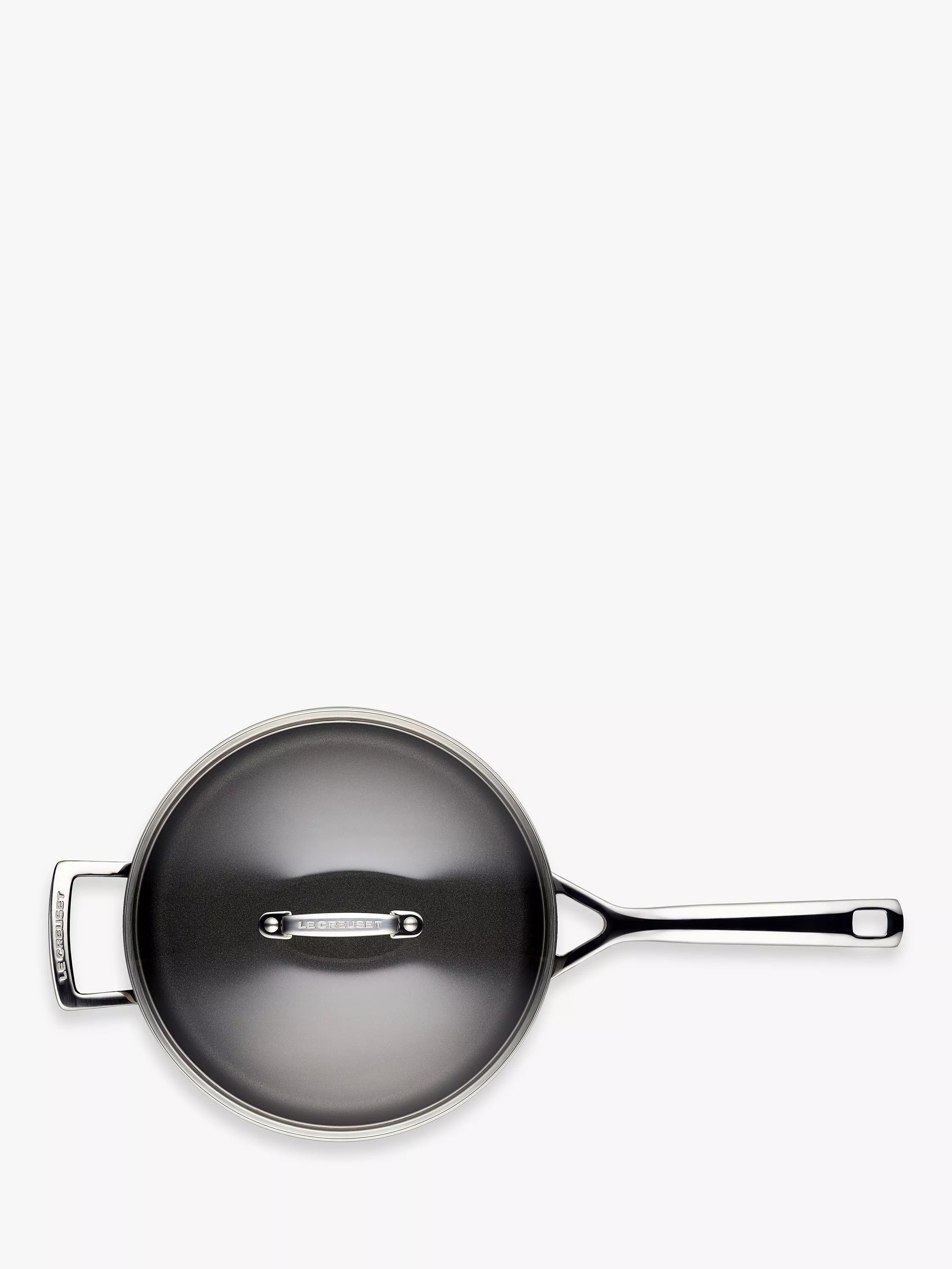 Le Creuset toughened non-stick sauté pan with lid 26cm, UK version
