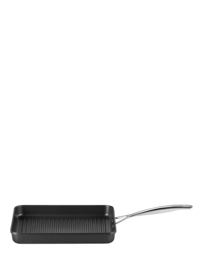 John Lewis Toughened Non-Stick Square Grill Pan, 28cm- Buy online at McGrocer