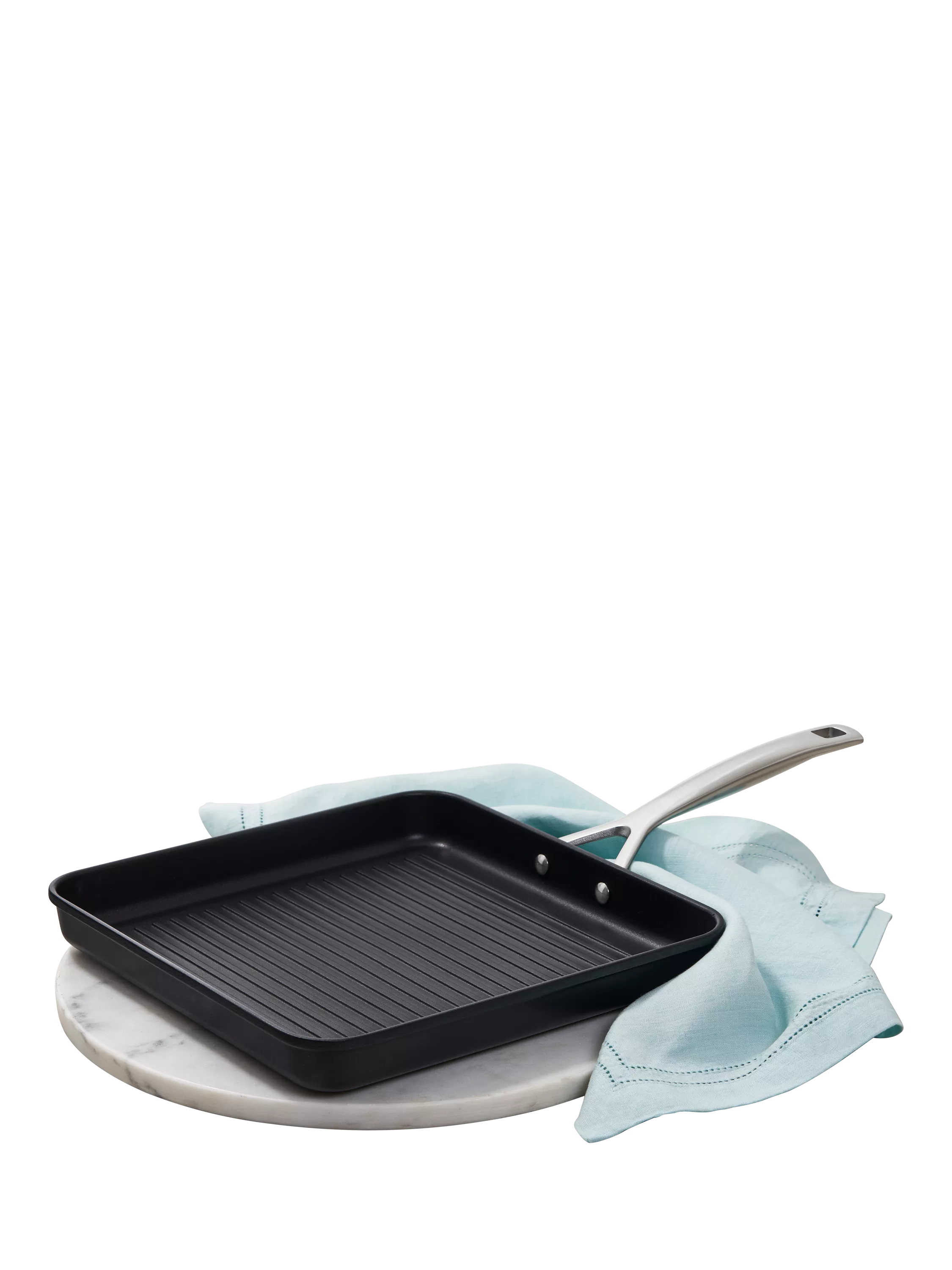 Le Creuset toughened non-stick square grill pan 28cm, UK version