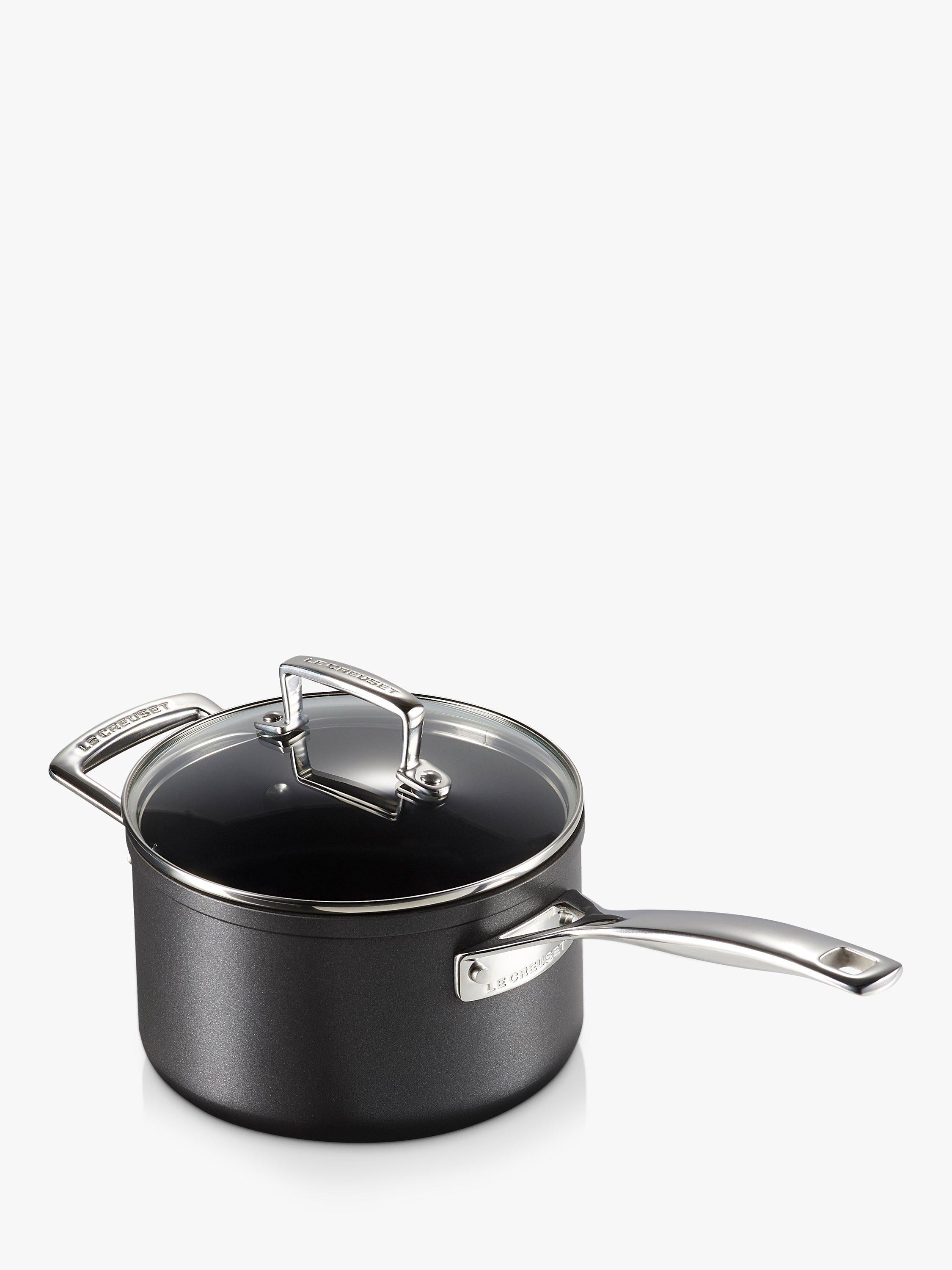 Le Creuset toughened non-stick saucepan set 16cm 18cm 20cm, UK version