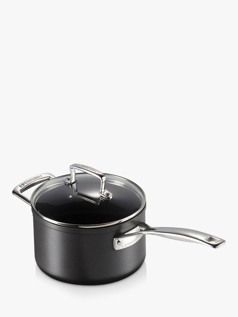 Le Creuset toughened non-stick saucepan set 16cm 18cm 20cm, UK version