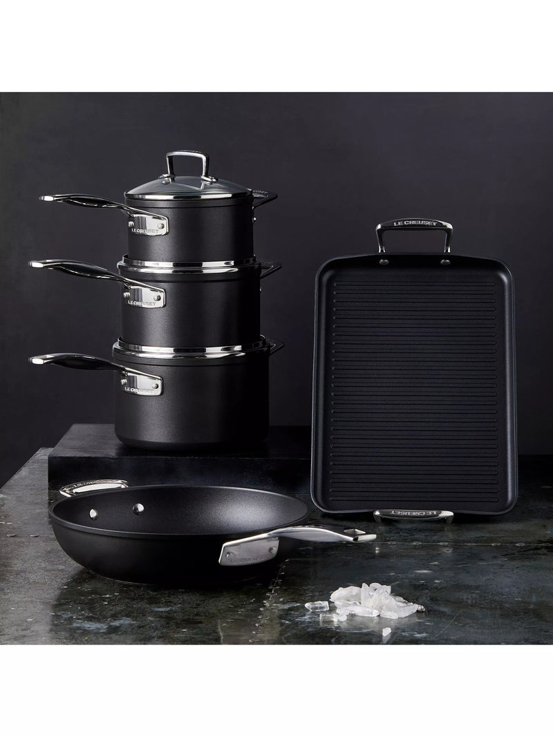 Le Creuset toughened non-stick saucepan set 16cm 18cm 20cm, UK version