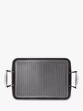 Le Creuset rectangular grill pan with toughened non-stick coating, 35cm, UK version