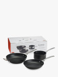 Le Creuset toughened non-stick saucepan and frying pan set 3 piece, UK version