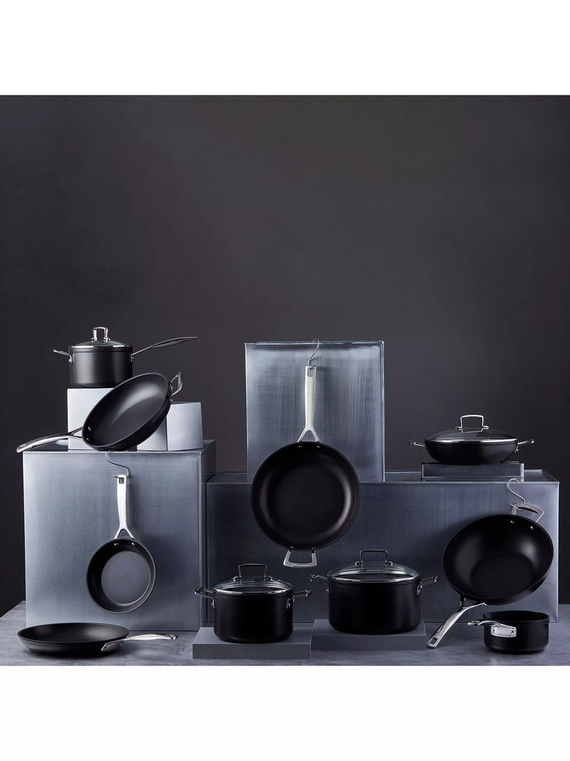 Le Creuset toughened non-stick saucepan and frying pan set 3 piece, UK version