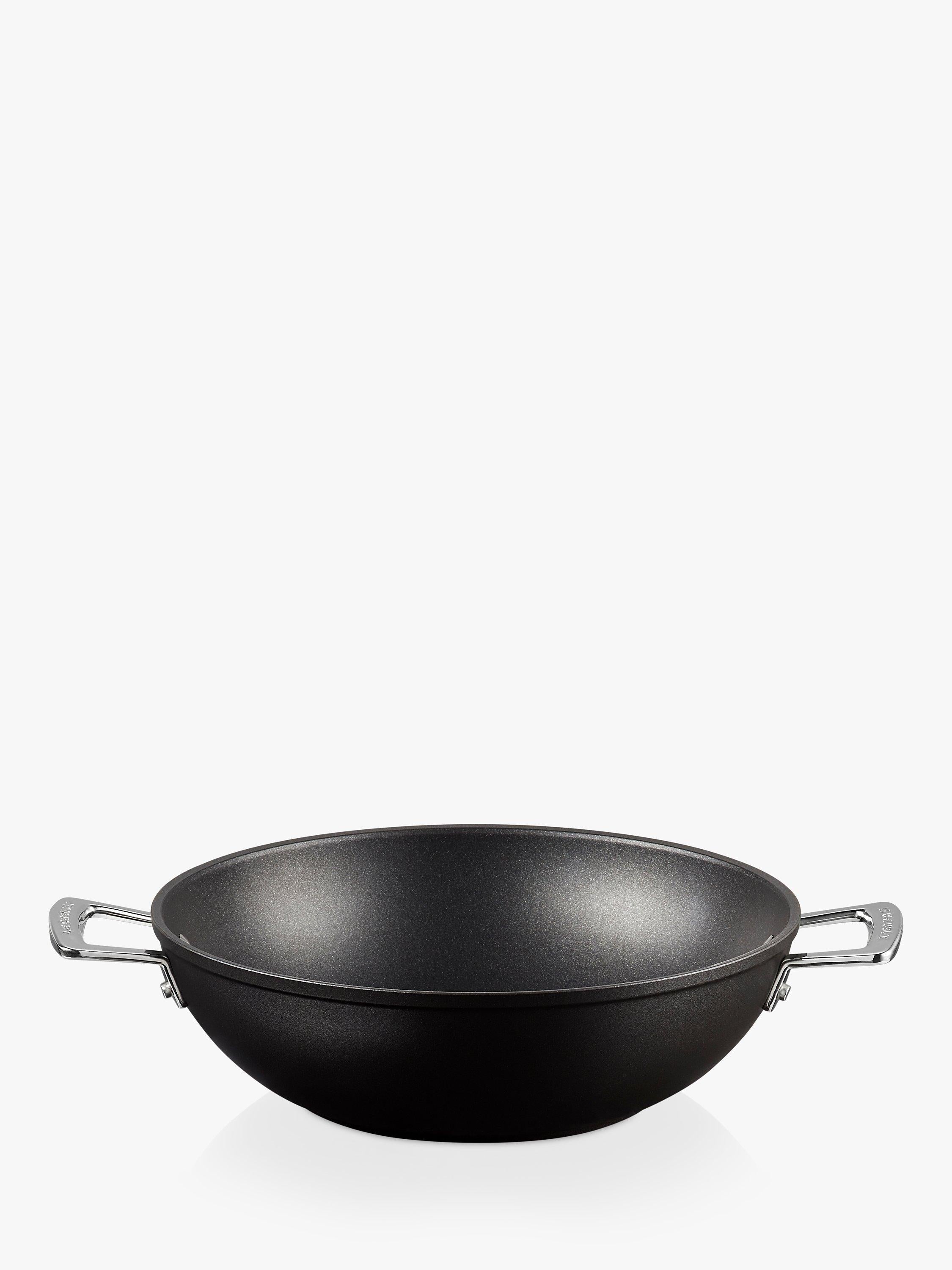 Le Creuset toughened non-stick aluminium wok 32cm, UK version
