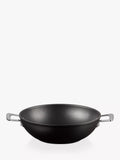 Le Creuset toughened non-stick aluminium wok 32cm, UK version