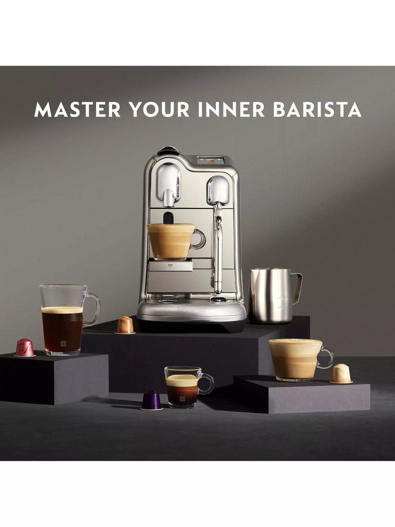 Nespresso Creatista Pro stainless steel coffee machine, UK version