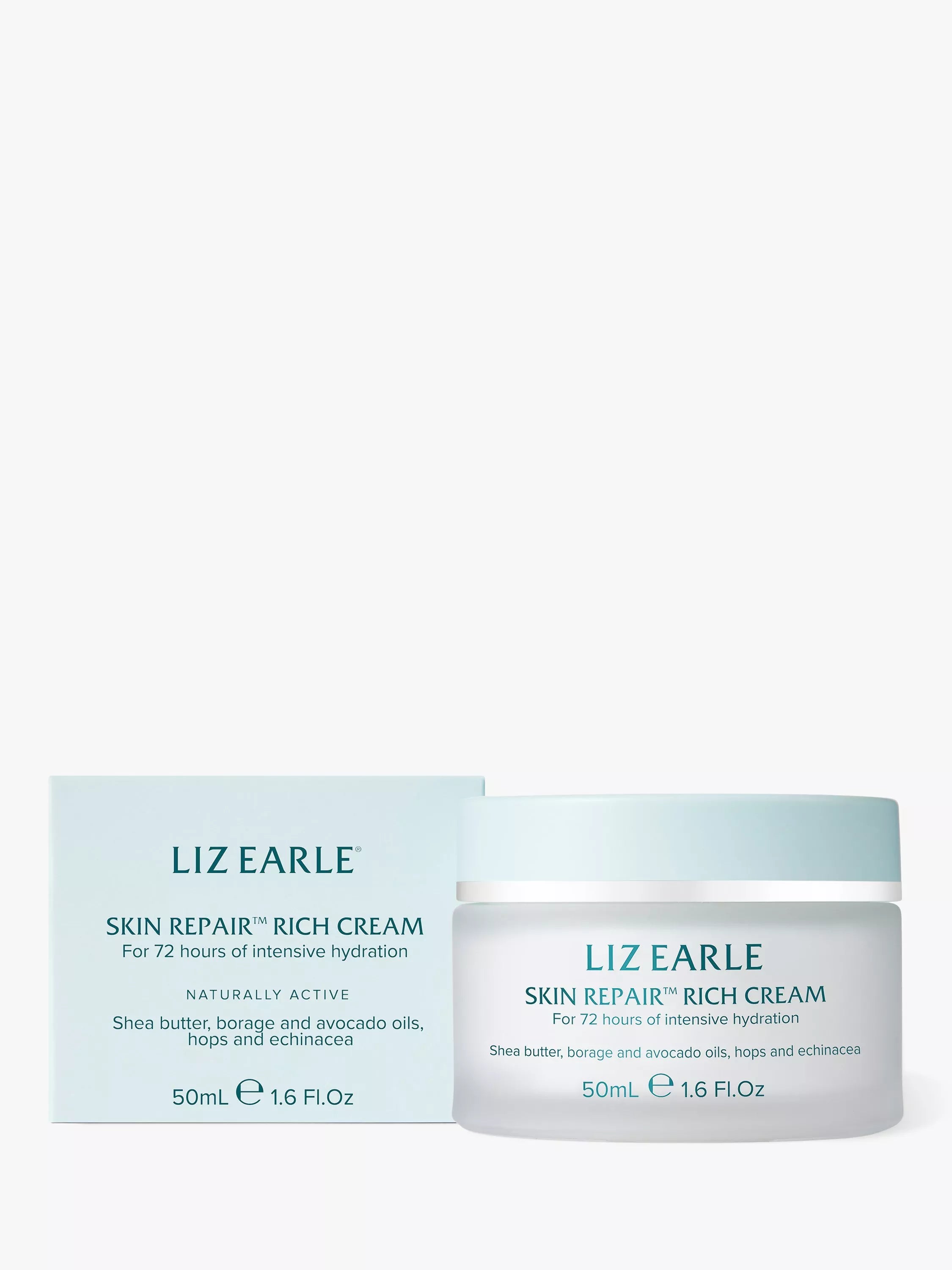 Liz Earle Skin Repair Rich Cream moisturiser 50ml, UK version