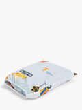 John Lewis reversible pure cotton duvet cover and pillowcase set, single, construction pattern, multi, UK version