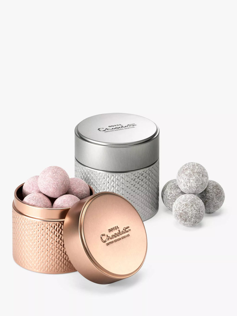 Hotel Chocolat  Pink & Classic Champagne Truffle Tins, 200g