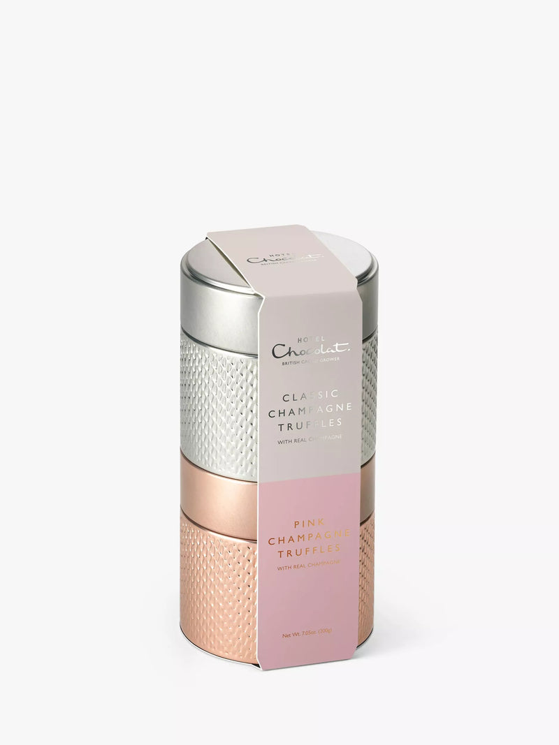Hotel Chocolat Pink & Classic Champagne Truffles 200g, UK version