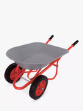Bigjigs Toys children's metal garden wheelbarrow, UK version