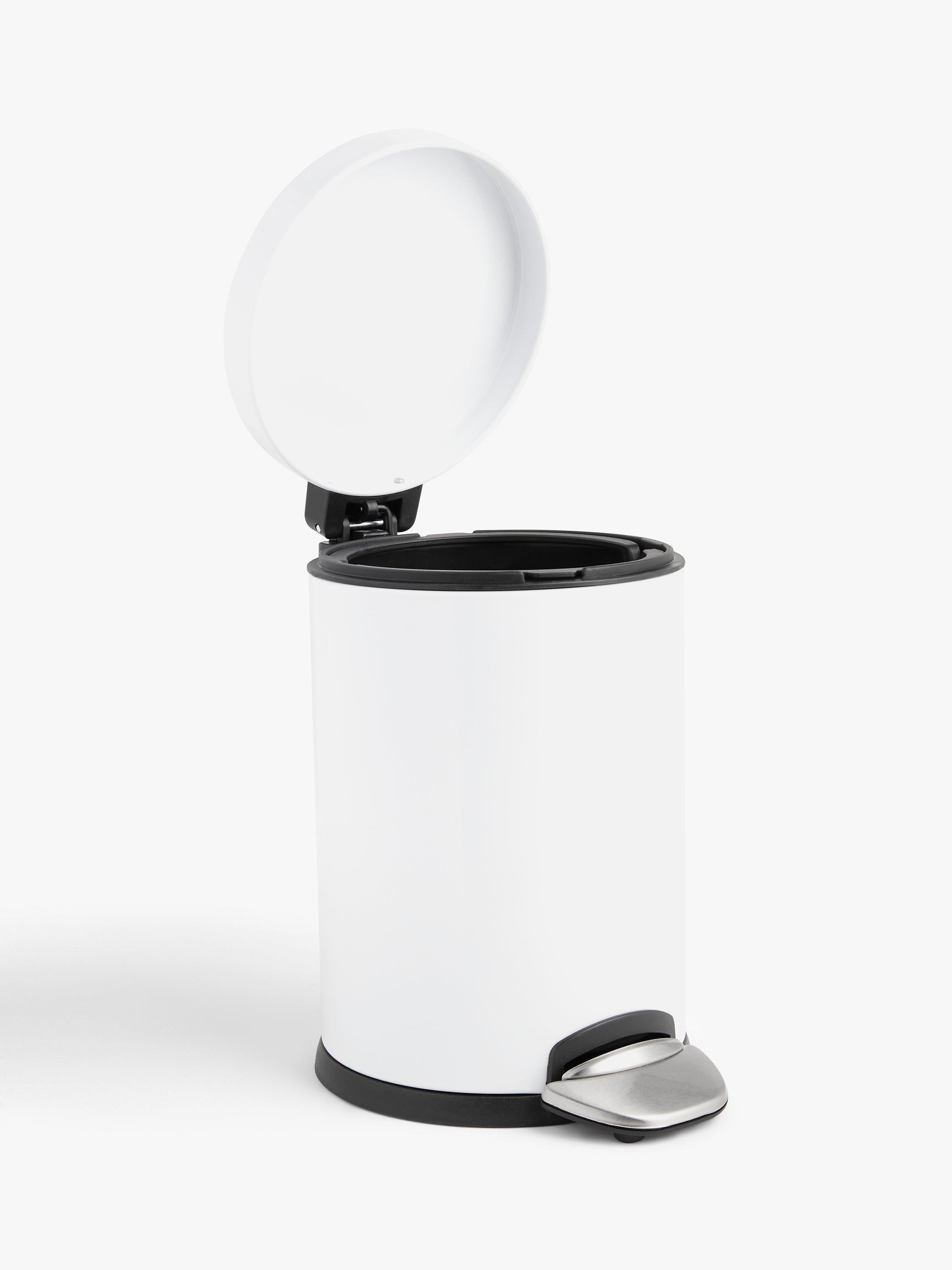 John Lewis Steel Soft Close 3L Bin, UK version
