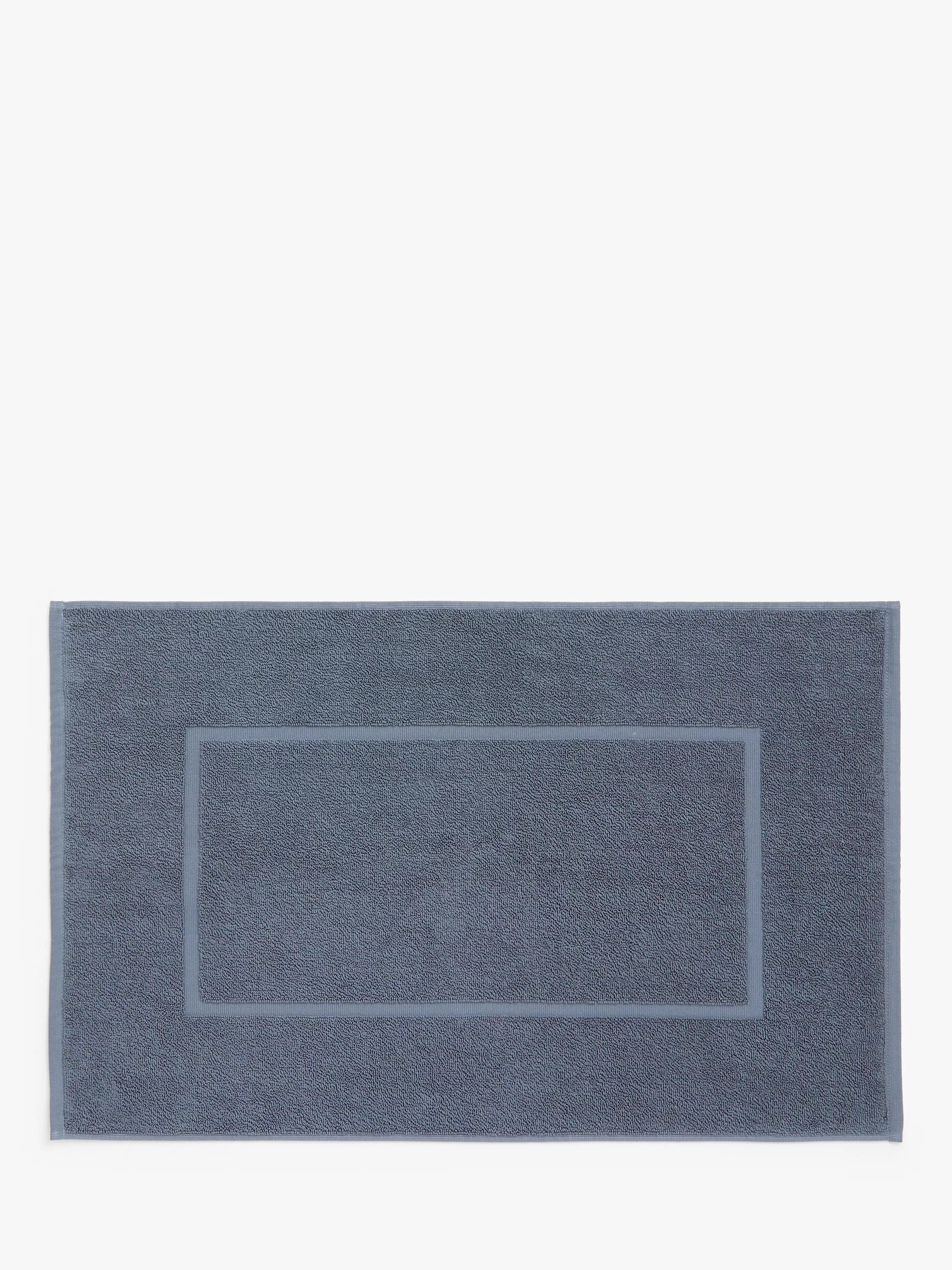 John Lewis Egyptian Cotton Bath Mat, Dark Blue