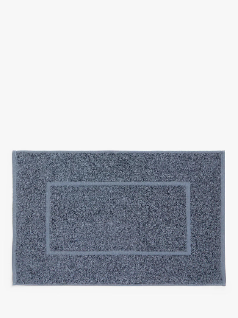 John Lewis Egyptian Cotton Bath Mat, Dark Blue