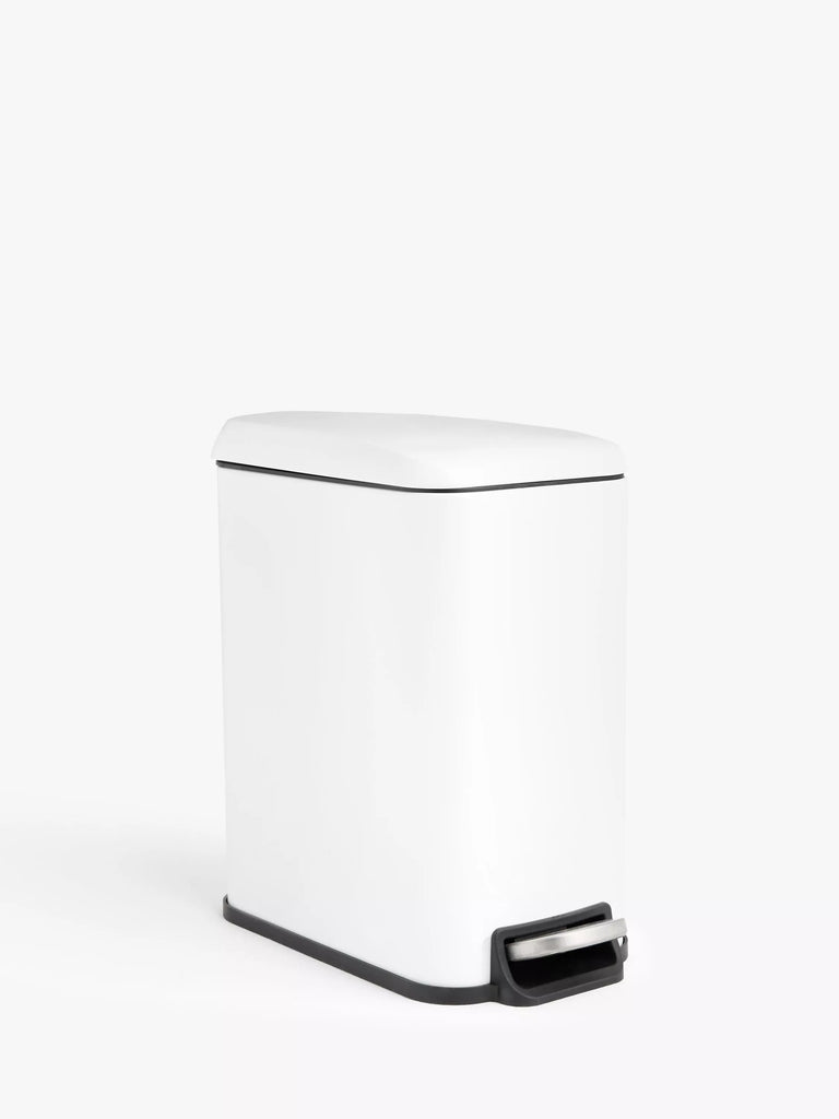 John Lewis Rectangular Bathroom Bin, 5L