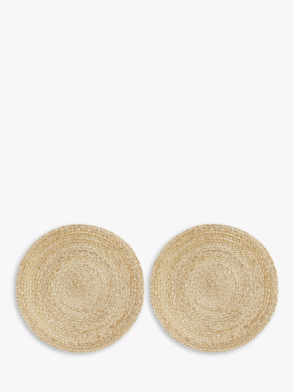 John Lewis jute placemats set of 2, natural (British brand)