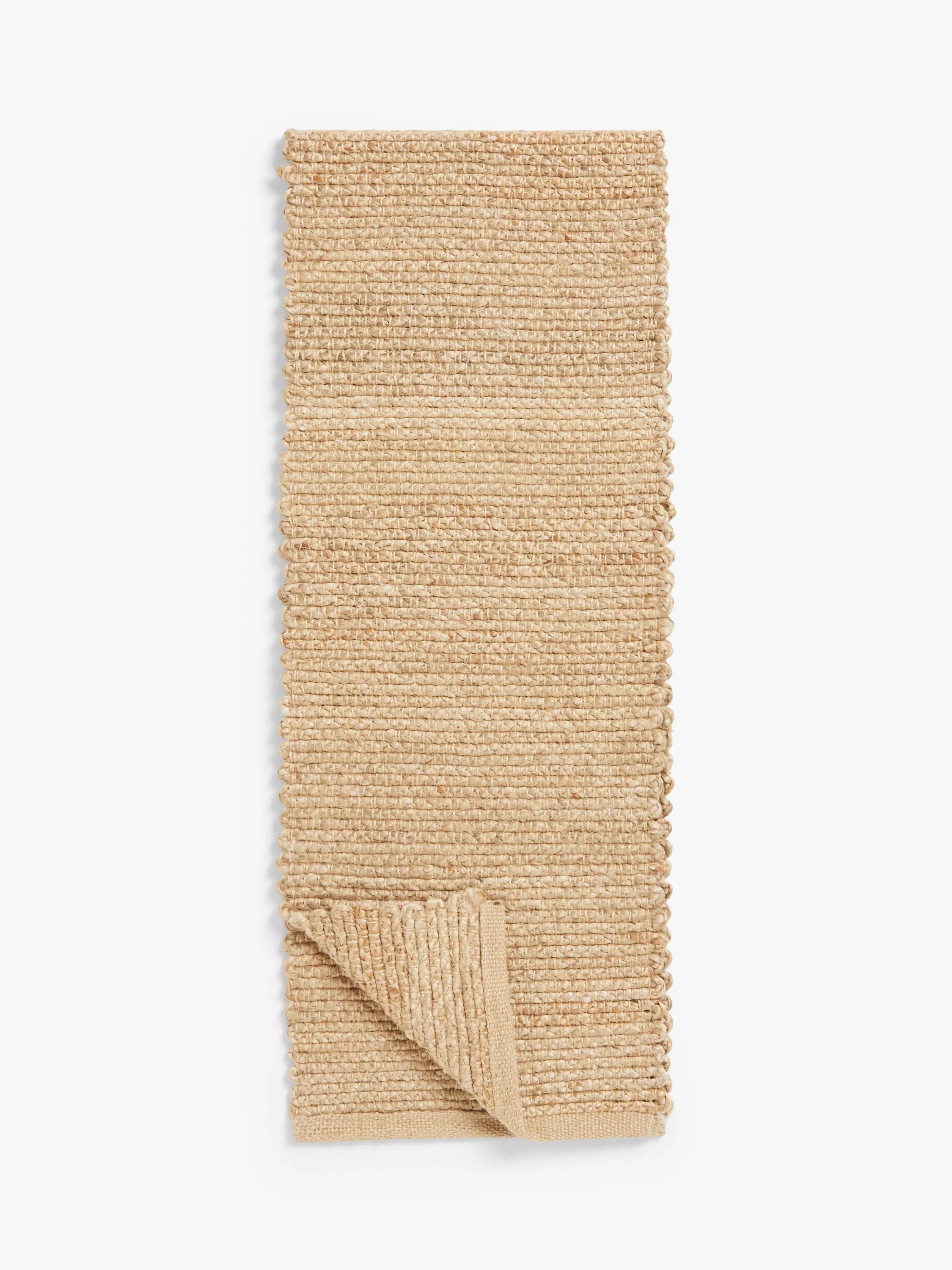 John Lewis jute fabric table runner Natural 180cm - British product